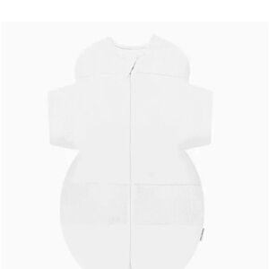 Happiest Baby White SNOO Sleep Sack Swaddle 100% Cotton. Small. 0-2 Months.